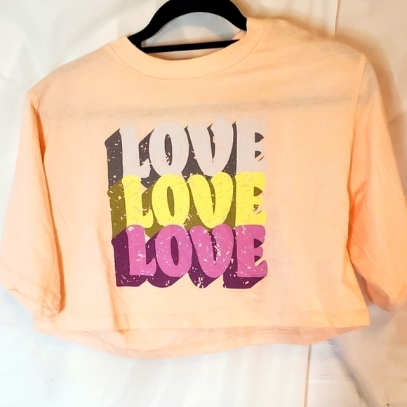 Abound Size Small Love Crop Top in Pale Pink NWOT - Picture 1 of 4